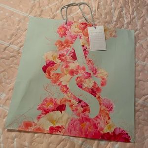 Altar'd State Blue Pink Floral Shopping Bag